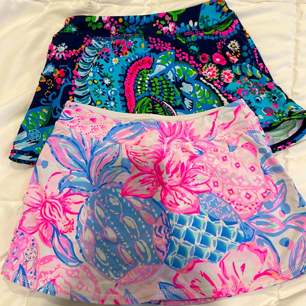 Lilly pulitzer Luxletic skorts kids - size small 4-5